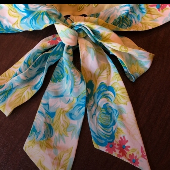 TRACY REESE silk beaded top - Picture 6 of 10